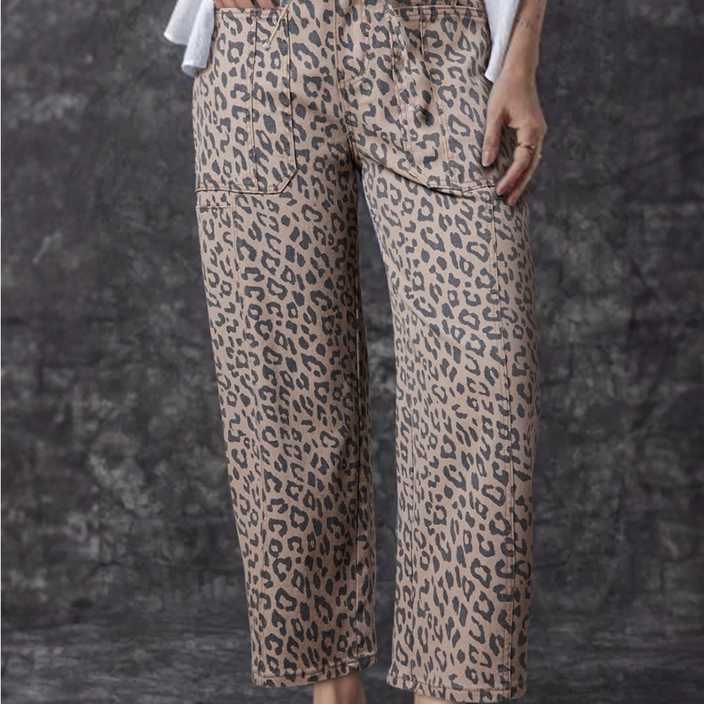 Leopard Print Women's Pants